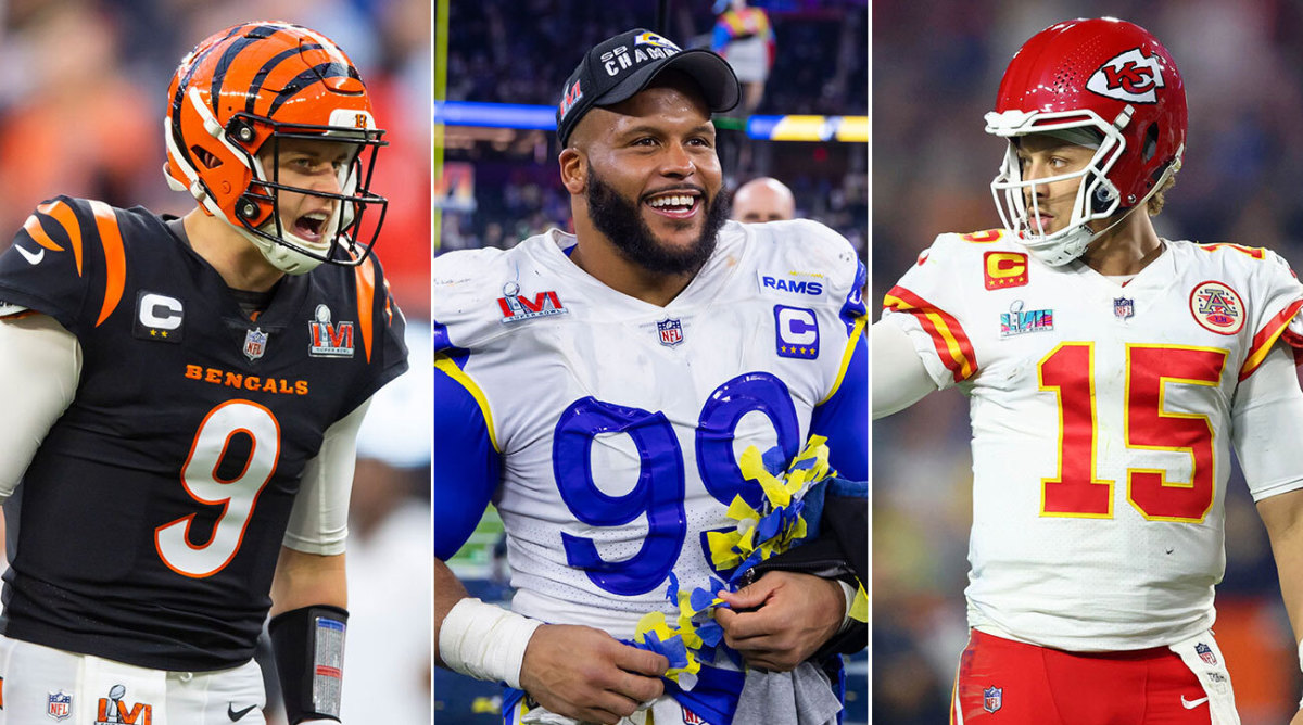 Bengals quarterback Joe Burrow, Rams defensive lineman Aaron Donald and quarterback Patrick Mahomes are three of the best draft picks over the past 10 years.